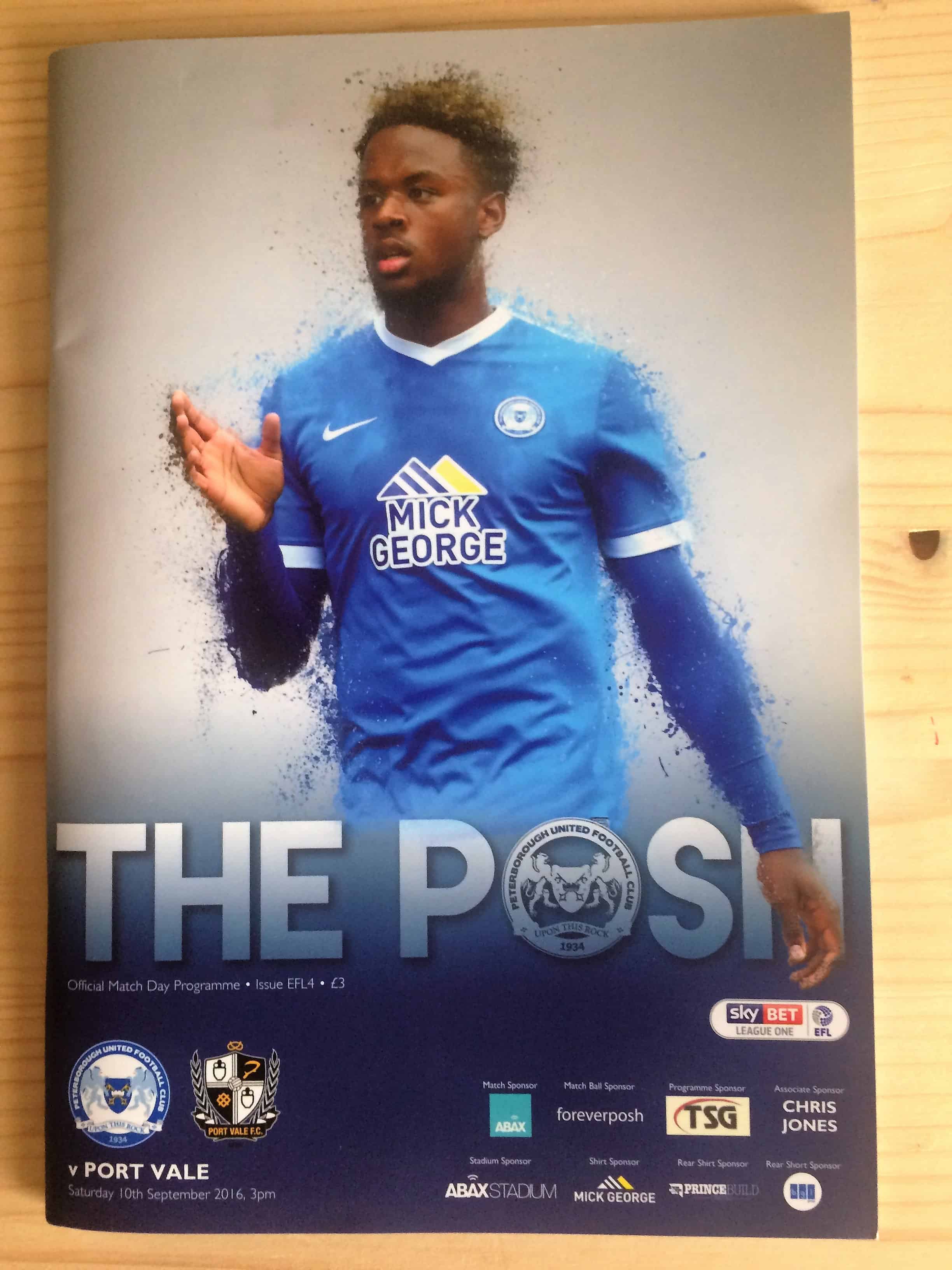 Peterborough United FC v Port Vale FC